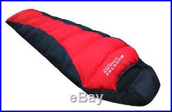 100% Natural Goose down Sleeping Bag Red color