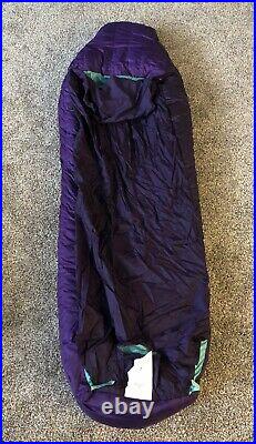 15 F Degree DOWN Big Agnes Womens Roxy Ann Purple Mummy Sleeping Bag Camping