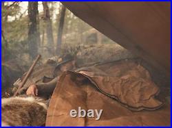 1844 Helko Werk Handmade Waxed Canvas Cowboy Bedroll Camping Bed Roll