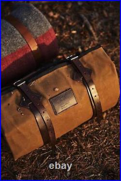 1844 Helko Werk Handmade Waxed Canvas Cowboy Bedroll Camping Bed Roll