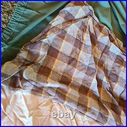1940's 50's Vintage Eddie Bauer Blizzard Proof Green Pure Down Sleeping Robe Bag