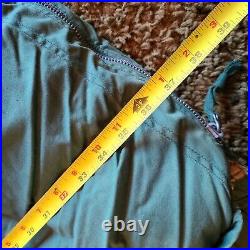 1940's 50's Vintage Eddie Bauer Blizzard Proof Green Pure Down Sleeping Robe Bag
