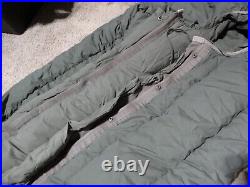 1984 U. S Military Extreme Cold Weather Sleeping Bag Down/Poly 8465-01-033-8057