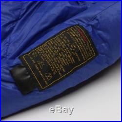 2006 Marmot Helium 800 Goose Down Sleeping Bag 15º Blue A+ Condition withBag