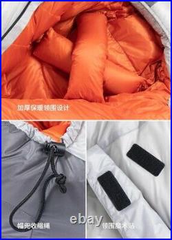 2019 20D Arctic Alpine Goose Down Mummy Sleeping Bag Super Keep Warm 850 FP