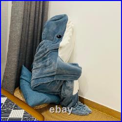 2021 Shark sleeping bag pajamas office nap blanket single dormitory flannel