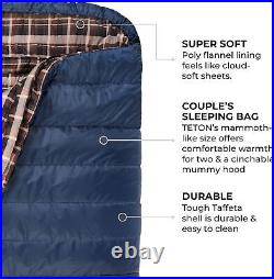 20 Degree and 0 Degree Sleeping Bags Double Sleeping Bag A. TETON Mammoth