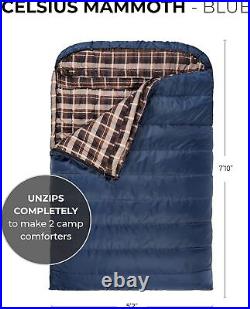 20 Degree and 0 Degree Sleeping Bags Double Sleeping Bag A. TETON Mammoth