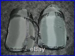 2 Frost Line Kit Hiking Camping Mummy Down Sleeping Bags With Military Compression