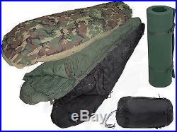 2 (TWO) MSS Modular Sleeping Bag Systems Army Issue with Free Sleeping Pads VGC