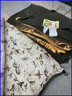 2 Vintage Comfy Sleeping Roll Up Bag Bedroll, Seattle Quilt MFG CO. Since 1915
