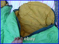 2 Vintage Eddie Bauer Expedition Outfitter Premium Goose Down Mummy Sleeping Bag