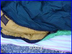 2 Vintage Eddie Bauer Expedition Outfitter Premium Goose Down Mummy Sleeping Bag