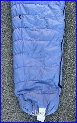 30° Sierra Designs Dream Catcher Down Mummy Down Sleeping Bag Lavender Large EXC