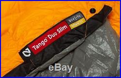 $379 NEMO Tango Duo Slim 30F Reg 2-Person Sleeping Bag Lightweight Down System