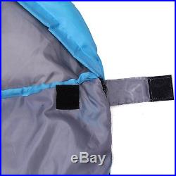 3 Season Outdoor Envelope Sleeping Bag for Camping Hiking with Carry Bag Purple