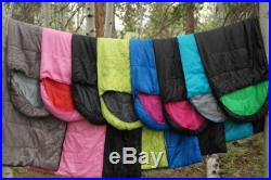 40+ Degree Light weight Sleeping Bag (warm weather) Many colors to choose from