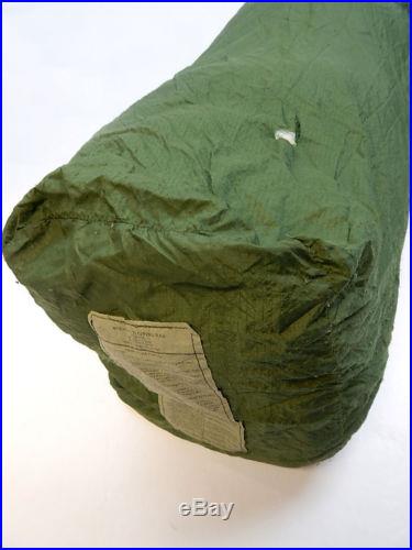 4 PC Weather Resistant Military Modular Sleeping System 50° to -40°+ USED
