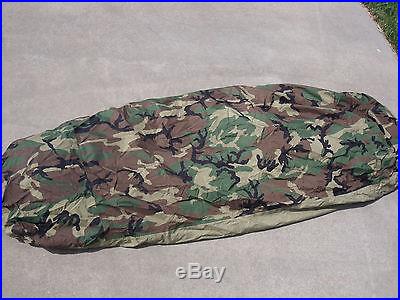 4-Piece Modular Sleep System MSS Military Sleeping Bags ECWS -30 USGI - EXC