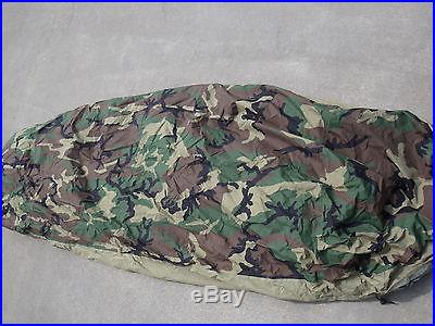 4-Piece Modular Sleep System MSS Military Sleeping Bags ECWS -30 USGI - EXC