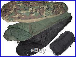 4 Piece US Military Modular Sleep System MSS Sleeping Bags GoreTex Bivy ECWS VGC