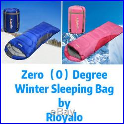 4 season Winter Sleeping Bag witht Sack Big & tall 0 degree portable Waterproof