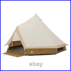 5' x 15' 8-Person Glamping Bell Tent with String Lights, 22.57 lbs