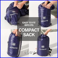 600 Fill Down Backpacking Sleeping Bag for Camping. Ultralight Sleeping Bag