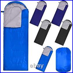 6 Pack Sleeping Bags for Adults Sleeping Bags 4 Season Warm Classic Colors