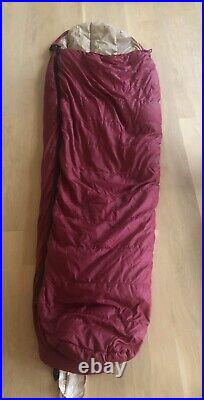 70s Vintage REI Seattle Goose Down Adult Sleeping Bag Recreational Equipment Red