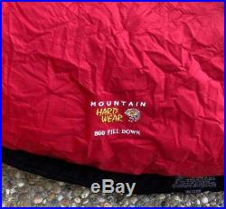 $800 Mountain Hardwear -40F/-40C Ghost SL RED 800 Fill Down sleeping bag Phantom