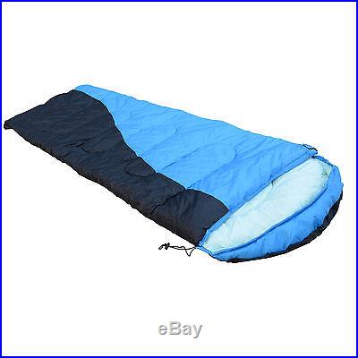 87x 29 Heavy Duty Sleeping Bag Camping Hiking Waterproof Outdoor -10? -5? Blue
