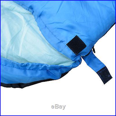 87x 29 Heavy Duty Sleeping Bag Camping Hiking Waterproof Outdoor -10? -5? Blue