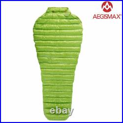 AEGISMAX 95% White Goose Down Mummy Sleeping Bag Ultralight 800FP US Shipping