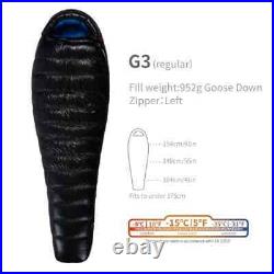 AEGISMAX G Series Goose Down Sleeping Bag for Outdoor Backpacking Camping 800FP