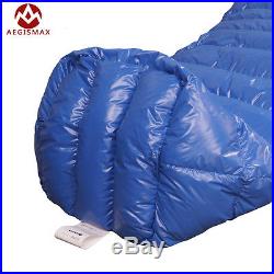 AEGISMAX Goose Down Sleeping Bag Backpack Mummy Bags Winter With Compression bag