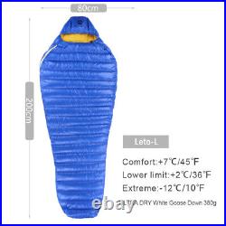 AEGISMAX LETO 700FP Ultra Dry Goose Down Sleeping Bag Outdoor Camping Nylon Bag