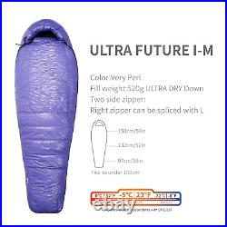 AEGISMAX ULTRA FUTURE 10D 800FP Ultra Dry Down Sleeping Bag Thicken Warm Outdoor