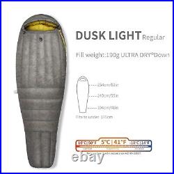 AEGISMAX Wind Hard Dusk 800FP Ultra Dry Down Ultralight Sleeping Bag Ouedoor