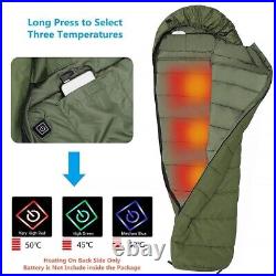 AGEMORE Heated Sleeping Bag for Adults, 5V USB Power Support Waterproof