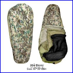 AKMAX Army Military Modular Sleeping Bags System Multicam with Bivy Cover