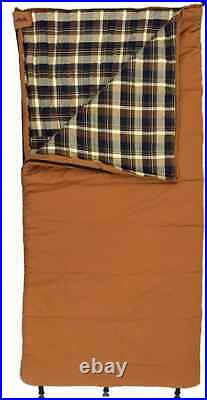 ALPS OutdoorZ Redwood -25° Sleeping Bag 38 x 80 -Inch Tan Cotton shell