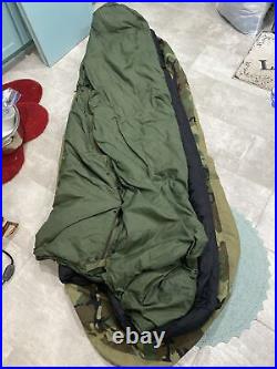 AUTHENTIC USMC Issued 4 Pc. Tennier Modular Sleeping Bag System 50 Degrees / -40