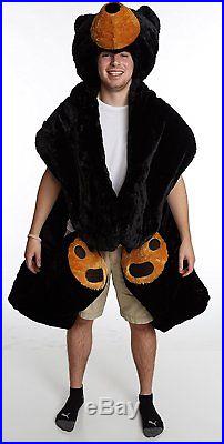 Adult Black Bear SnooZzoo sleeping bag for adults up to 75 inches tall