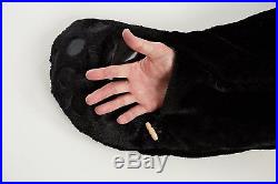 Adult Black Bear sleeping bag for adults up to 75 inches tall Washable cotton