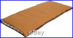 Adult Camping Sleeping Bag Flannel Canvas Sleeping Bag with Sack & Roll Up Strap