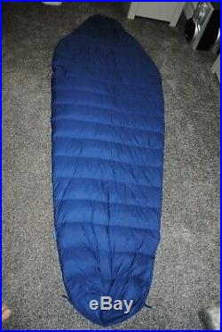 Alpkit Pipedream 200 Down sleeping bag blue Bikepacking Backpacking Camping