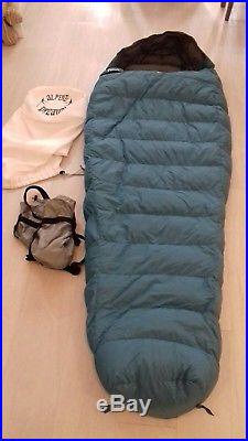Alpkit SkyeHigh 600 Short Down Sleeping Bag. Ideal for child / teenager
