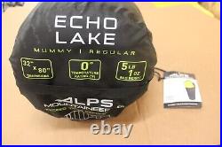 Alps Mountaineering ECHO LAKE 0' Degrees Sleeping Bag (New)