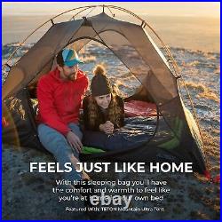 And Cam. Leef Ultralight Mummy Sleeping Bag Perfect For Backpacking Hiking